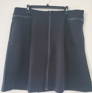 Worthington Black Mini Skirt with Zipper Detail